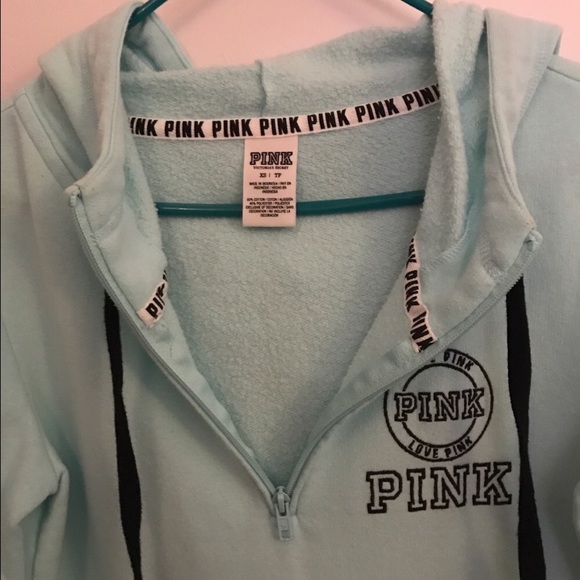 Victoria’s Secret Hooded Quarter Zip - Picture 3 of 3